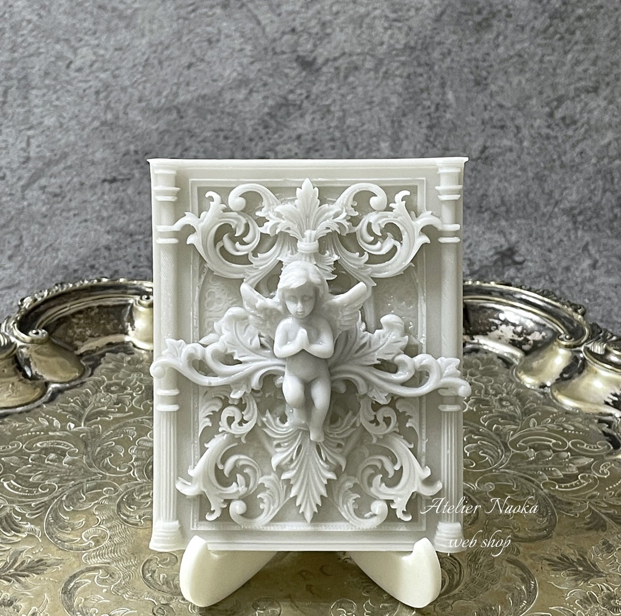 バロック調 スカル フレーム シリコンモールド | シリコンモールド