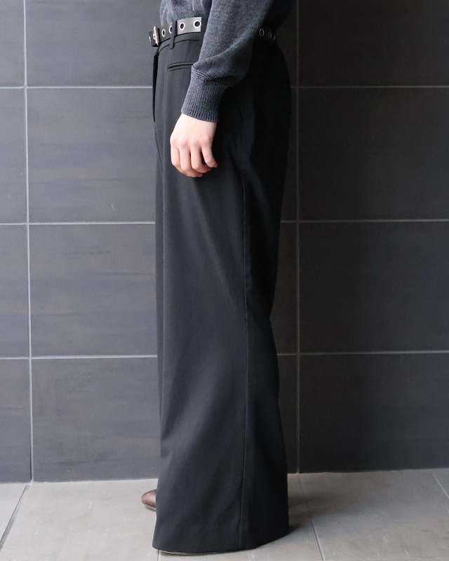 wide straight slacks