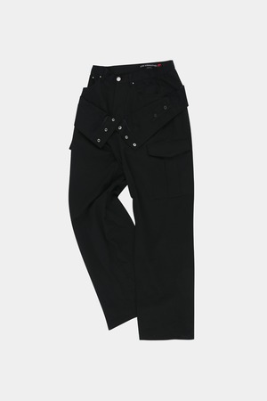 [ANDERSSON BELL] EMBROIDERY WRAP JEANS apa783m(BLACK) 正規品 韓国ブランド 韓国通販 韓国代行 韓国ファッション ANDERSSONBELL アンダーソンベル 日本 店舗