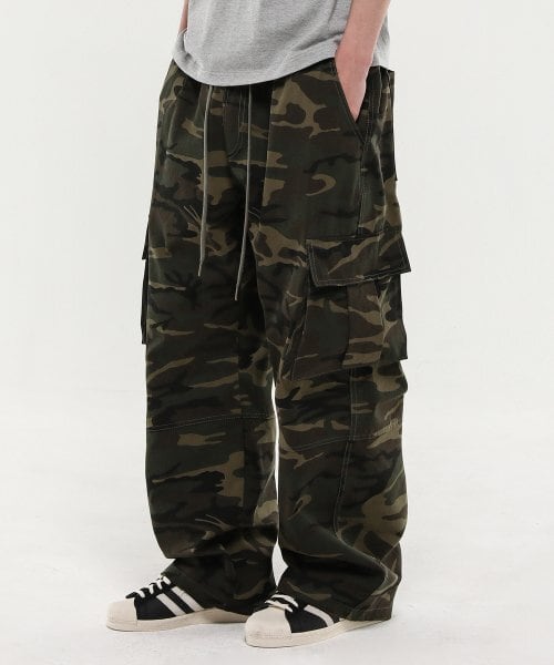 ☆ENHYPEN ソヌ 着用！！【TAKEASY】RIPSTOP CAMO POCKET CARGO PANTS