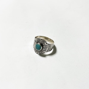 Old 925 Silver Turquoise Ring