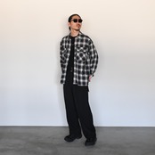 Leh / Embroidery Check Shirts　ブラックベーススタイル