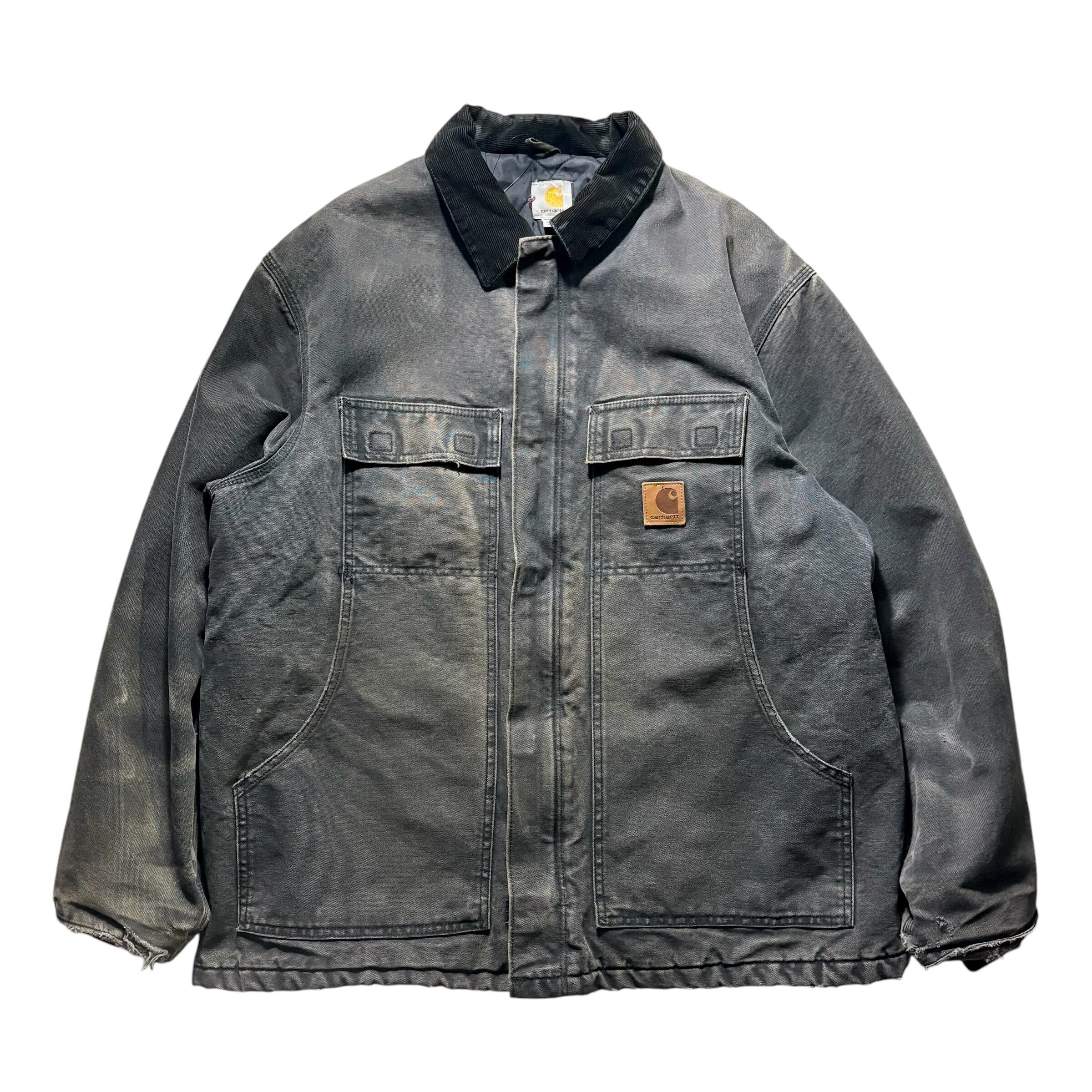 vintage CARHARTT good fade black “traditional coat” | NOIR ONLINE