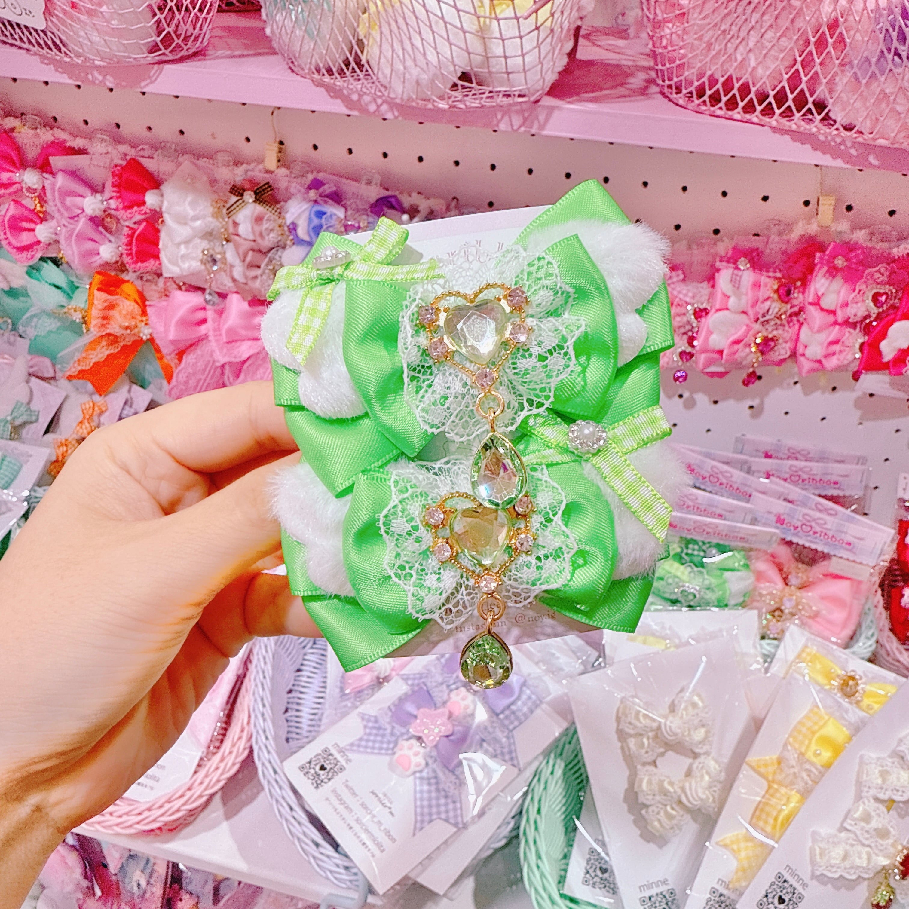 【F7】63-44推し活ツインヘアクリップ