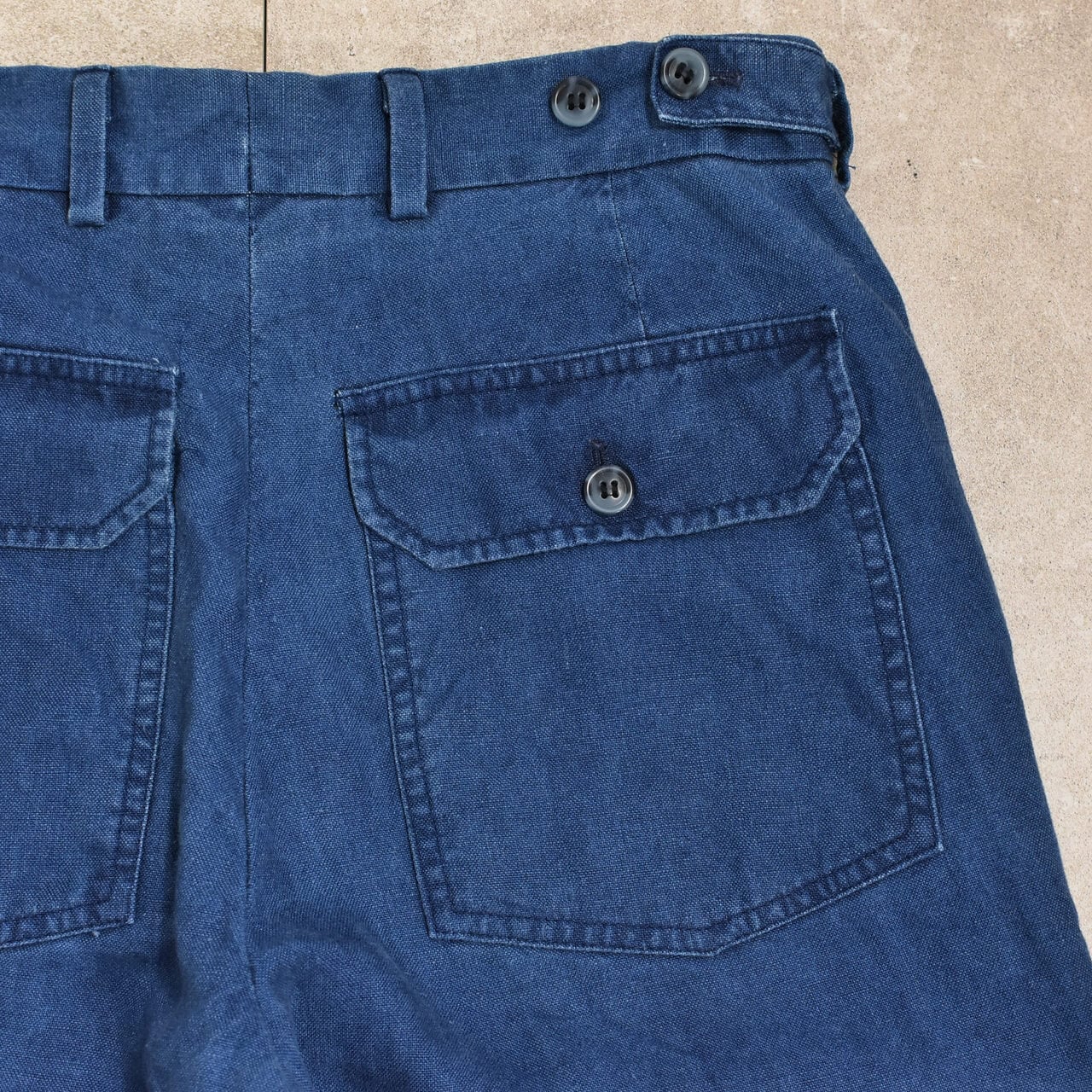 90s BERNARD ZINS linen baker pants | 古着屋 grin days memory