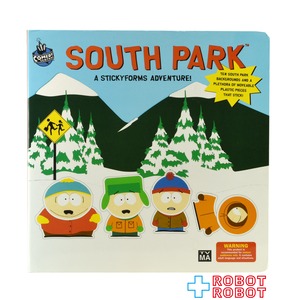 コメディー・セントラル社 サウスパーク ” ア・ステッカーフォーム・アドベンチャー！ ”  シールブック 絵本 1998 未開封