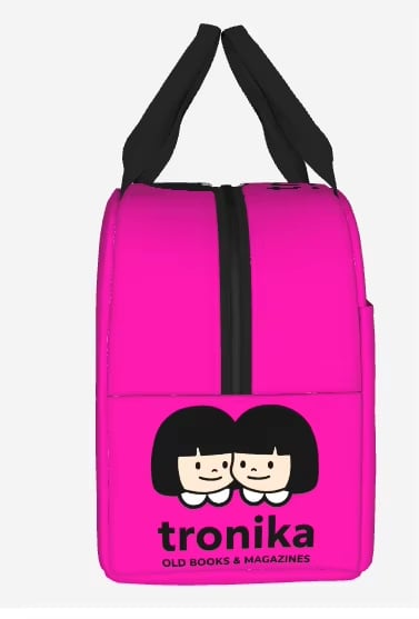 ランチバッグ「トロニカ　双子イラスト　ピンク」 - 画像2