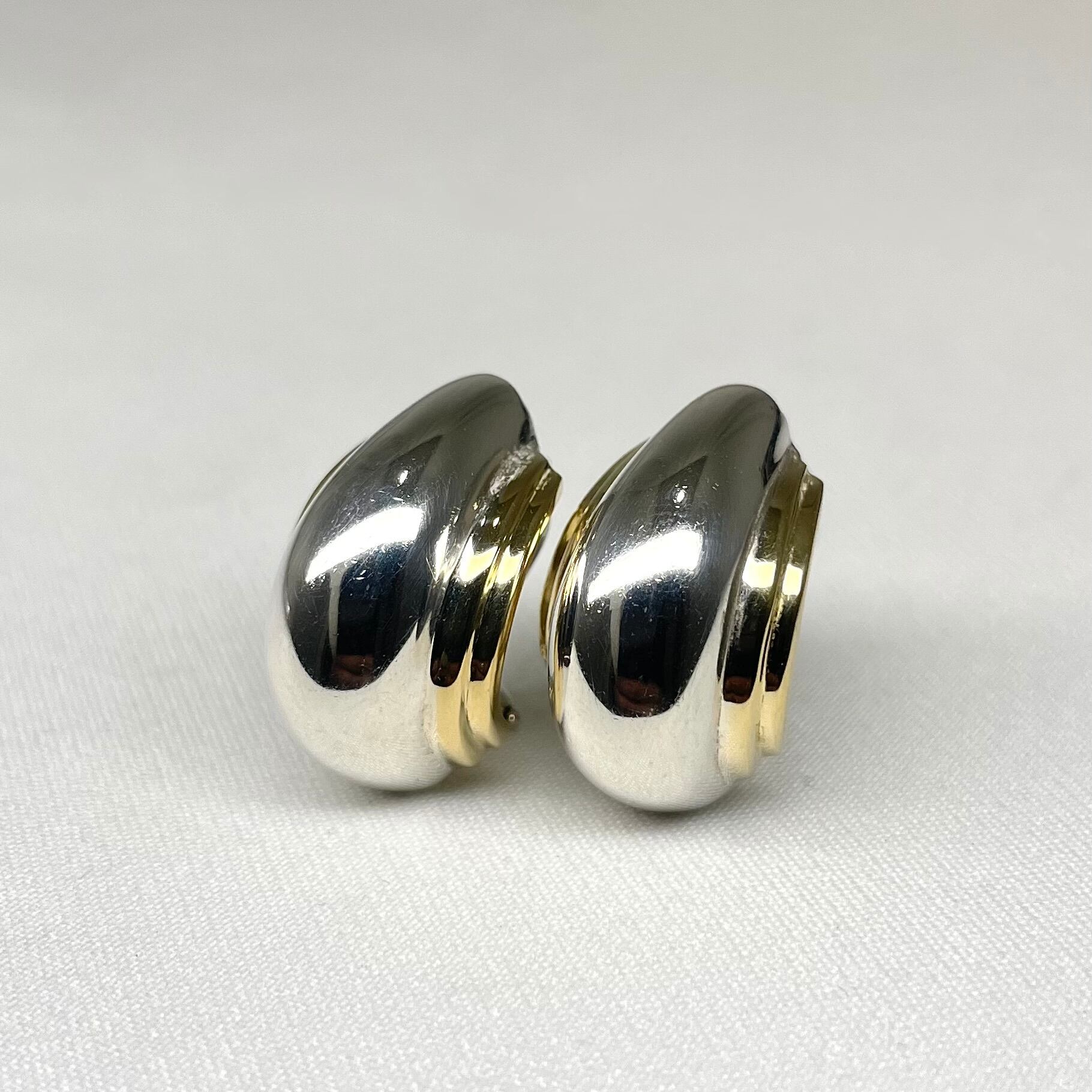 Tiffany&Co. ヴィンテージ ピアス コンビ シルバー925 K18 Tiffany&Co. ヴィンテージ ピアス コンビ シルバー925 K18