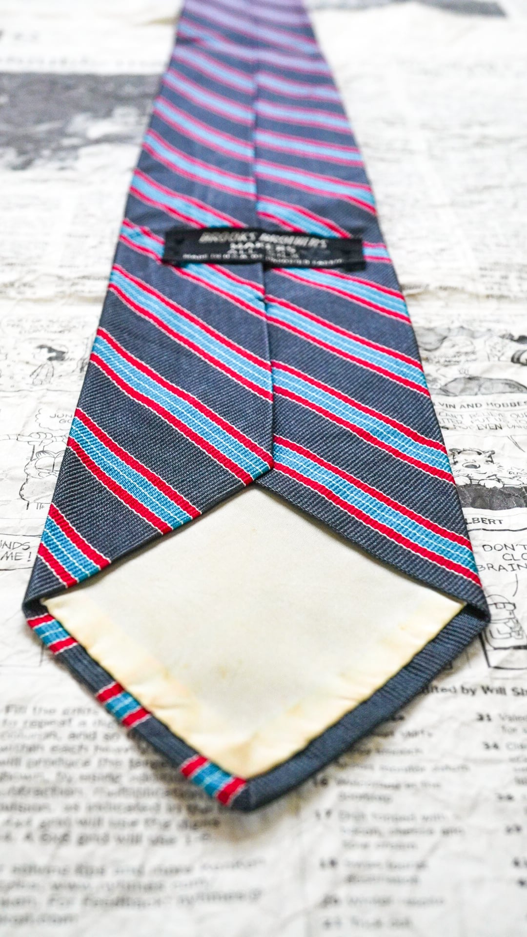 1960s】BROOKS BROTHERS ブルックスブラザーズ レップタイ 《黒タグ
