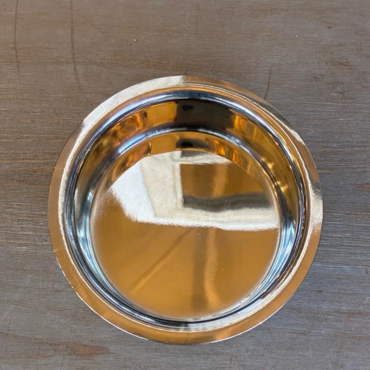 India Stainless Steel Curry Small Plate L, Indian Stainless Steel Katori Curry Plate, Large, Round Bowl, Outdoor, Small Plate, Small Bowl