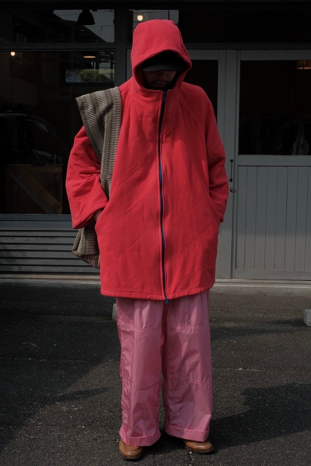 1980s Jean-Charles de Castelbajac wool coat | puzzle
