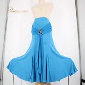 社交ダンス 衣装 スタンダード スカート レッスンウェア 女性用 オールシーズン 水色 Create-Sun クリエイトサン ブルー系 ビジュー ライトブルー ダンスウェア フレアスカート おしゃれ スポーツウェア 伸縮性 高品質 お揃い ペア ダンスレッスン スカートスタイル フェミニン 女性用衣装 舞台衣装 イベント用 コスチューム パーティー用