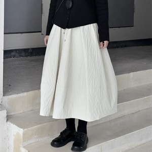 Fluffily Crinkle Skirt【TR3161】