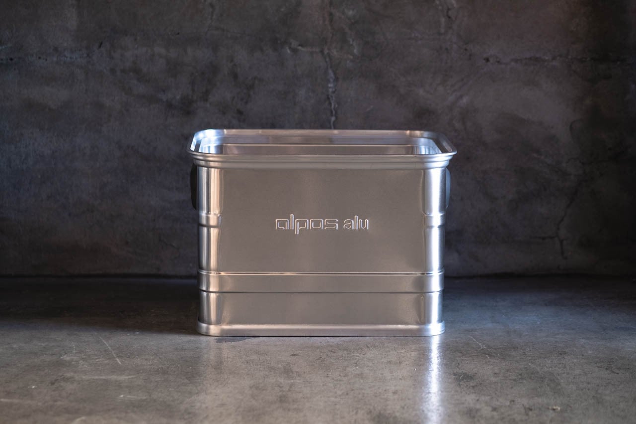 ALPOS EURO_ALUMI CONTAINER OPEN TOP - XS | KUHONJI GENERAL STORE