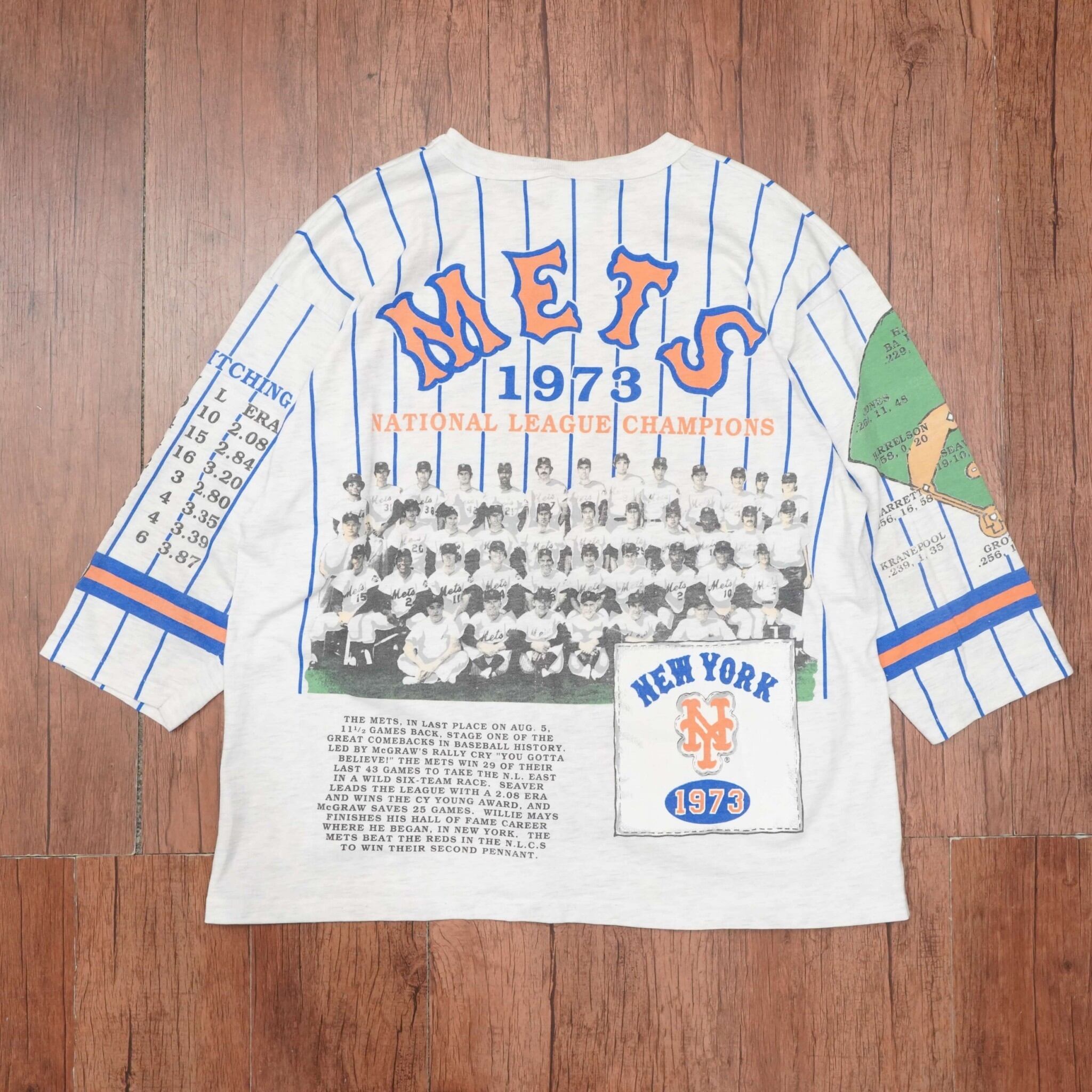 long gone newyork mets Tシャツ　XL/mlb ニューヨーク　メッツ　ベースボールシャツ | 古着屋youth vintage