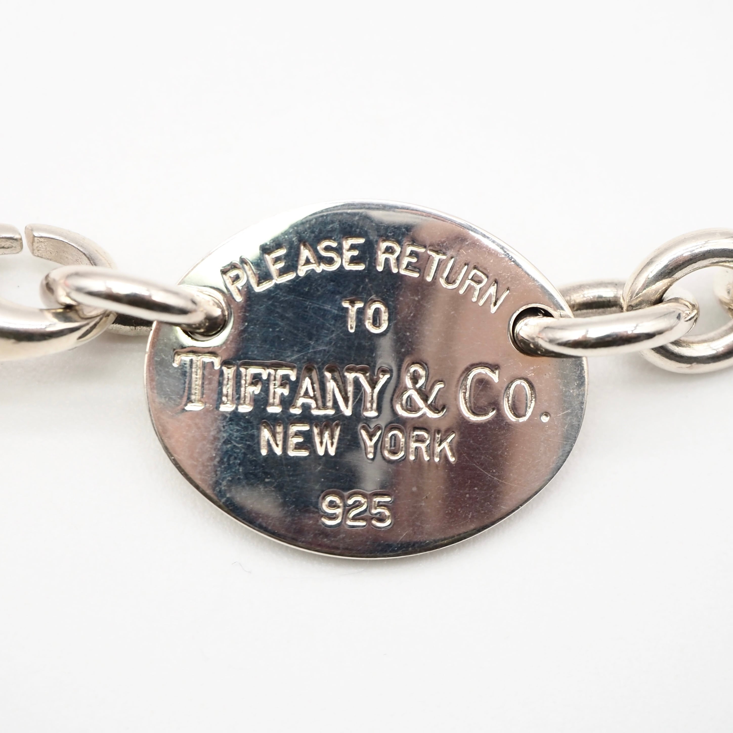 Tiffany&Co. リターントゥオーバルタグネックレス シルバー925