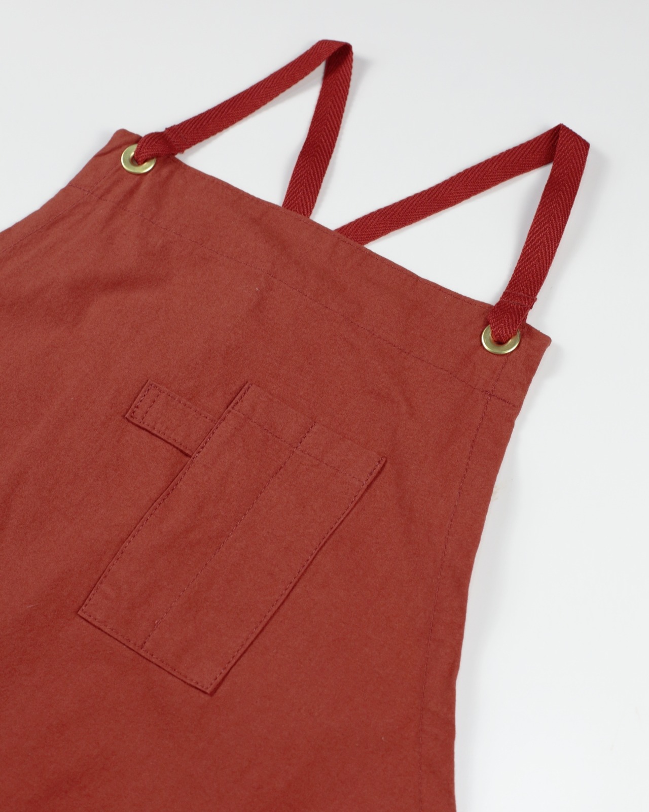POLITE work apron 03 short BRD / ポライト ワークエプロン 03 ショート（ボルドー）