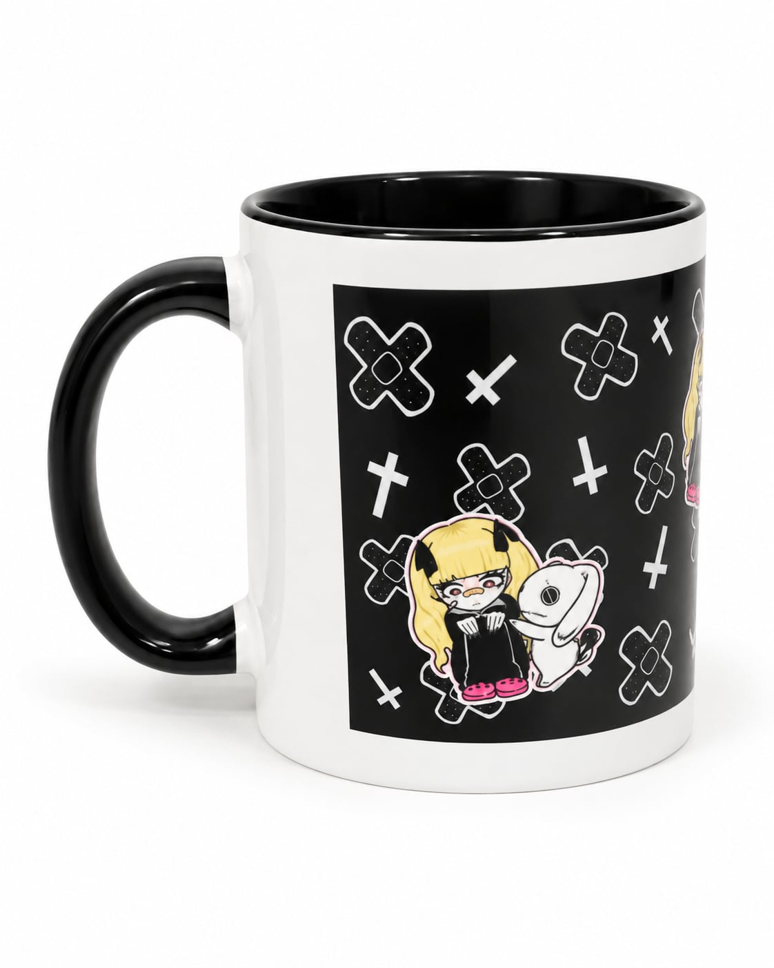 ナイトキャップ (黒) 眠り羊と夢喰いバク 先着77点限定ばら撒きプレゼント》KAWAII GOTHIC MUG | NIER CLOTHING
