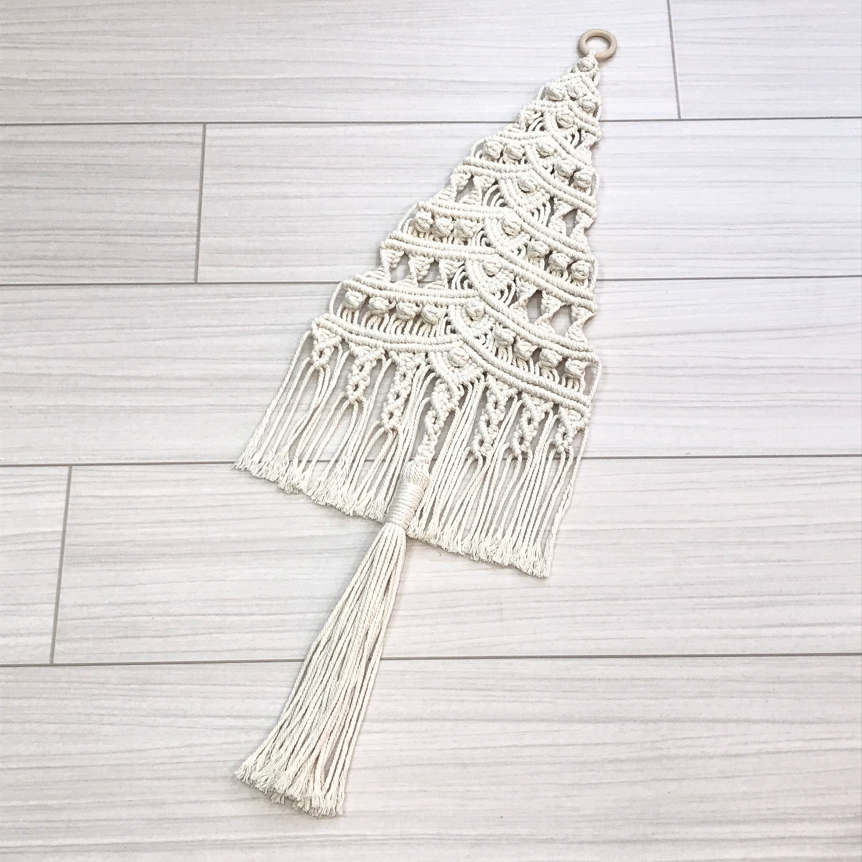 マクラメ クリスマスツリー タペストリー L Size マクラメクリスマス