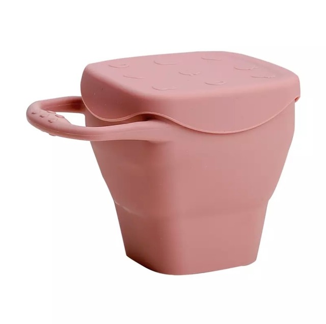 【在庫あり】　スナックカップ　シリコン製　ブルー