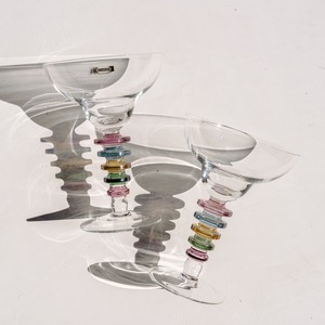 Crystal Color Ring Glass