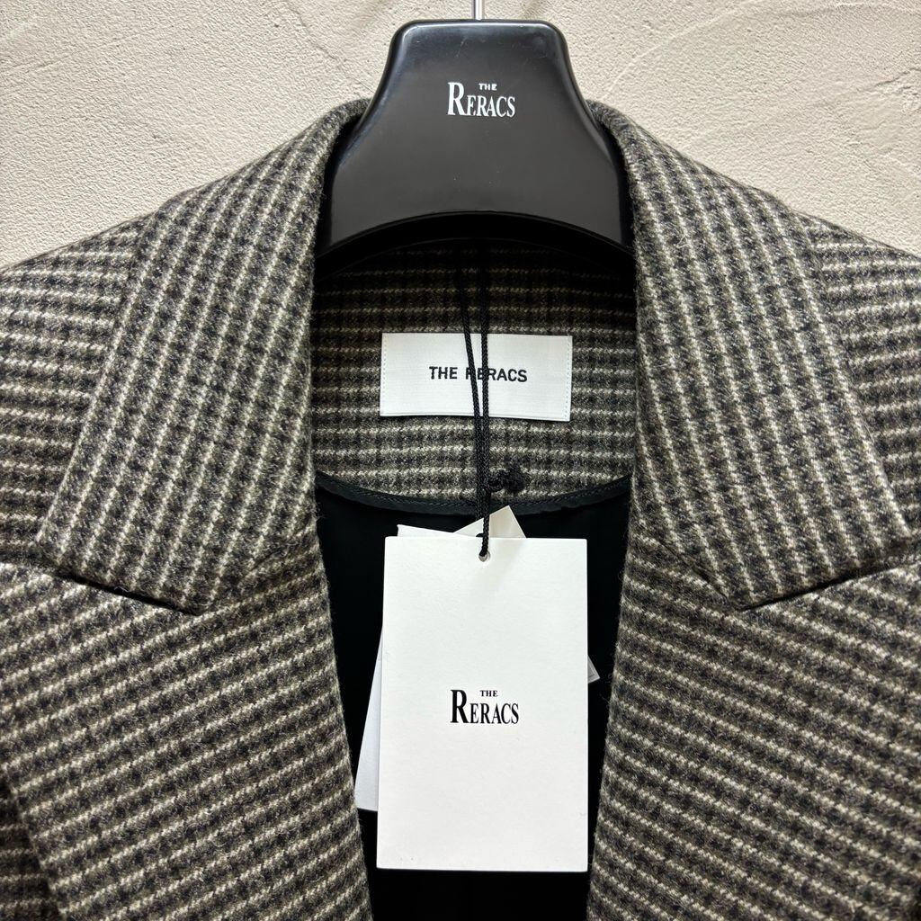 新品 25SS THE RERACS テーラードジャケット　48 THE RERACS ザリラクス 25AW RERACS RUM SHETLAND FLANNEL THE TUXEDO
