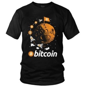 Tシャツ　BTC　Bitcoin（moon）　　BTC01-002