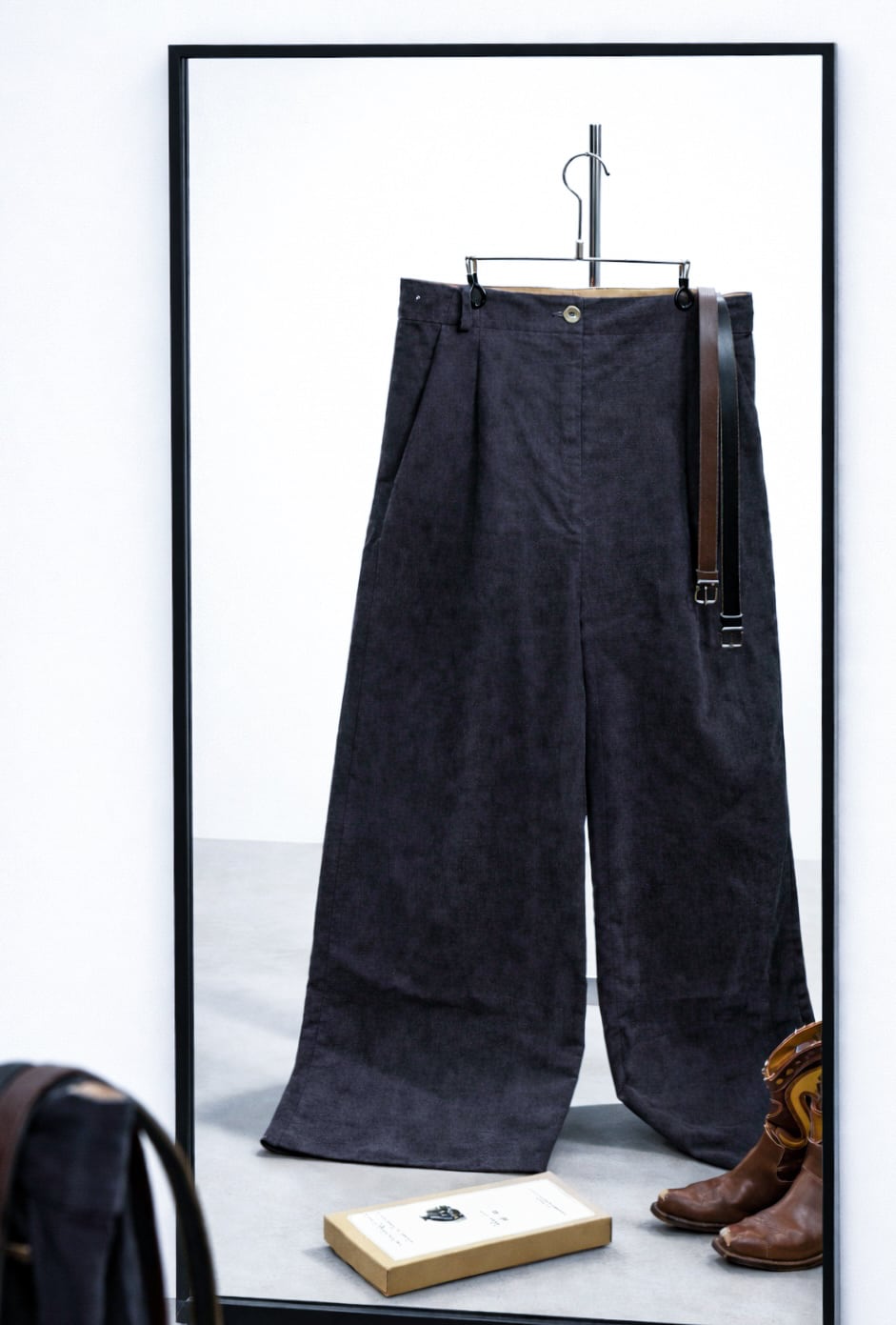 FRANK LEDER / BAVARIAN LODEN WOOL 2 TUCK TROUSERS | max's