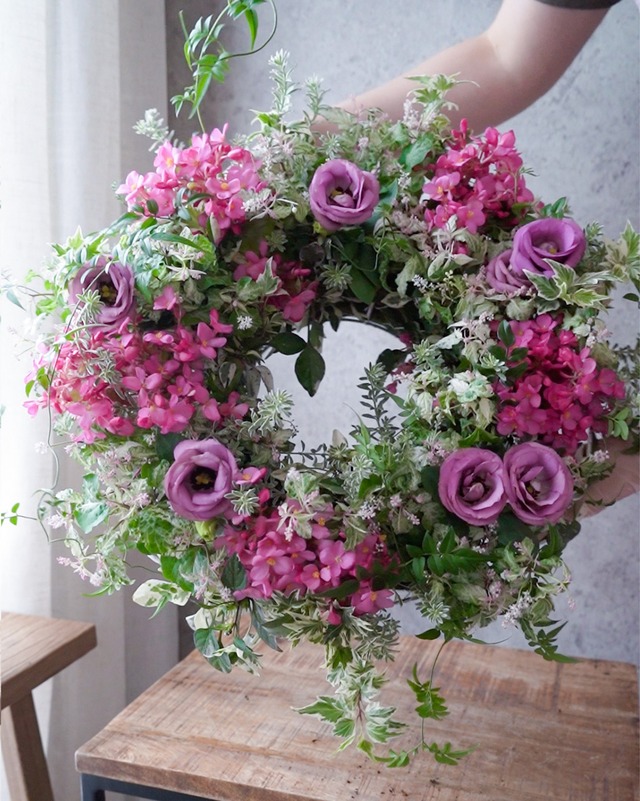 【花苗セット】35cmリース用 ベゴニア　ラブミーとトルコキキョウの苗セット