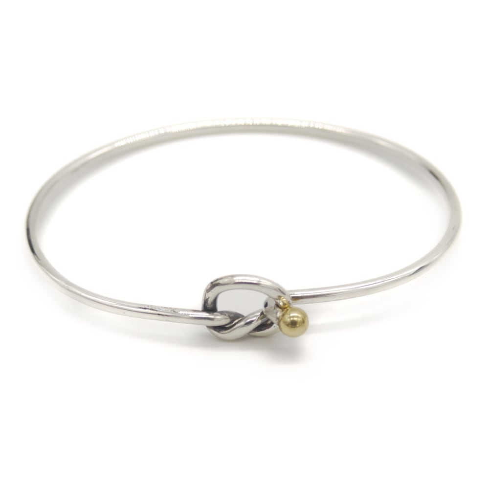 TIFFANY & Co. ティファニー ラブノット ブレスレット シルバー925 18 TIFFANY & Co. ティファニー ラブノット ブレスレット シルバー925 18