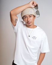 【#Re:room】RRM STITCH EMBROIDERY T-SHIRTS［REC901］