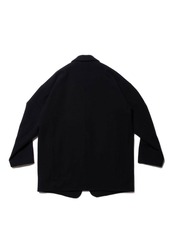 Wool Mossa Chester Coat (Short) - Black -