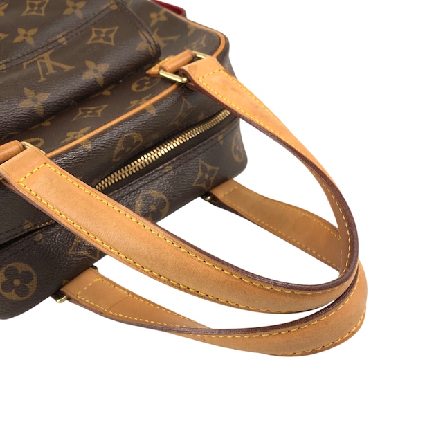 LOUIS VUITTON ルイヴィトン モノグラム ハンドバッグ ブラウン PVCレザー エクサントリシテ M51161 vintage ヴィンテージ オールド vzg5g4