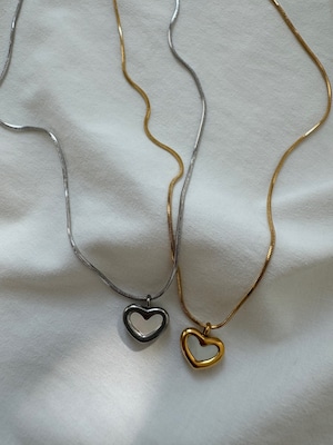 shell heart necklace