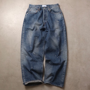 【SETTO×ROGER’S】Hand-aged selvage Jeans / INDIGO