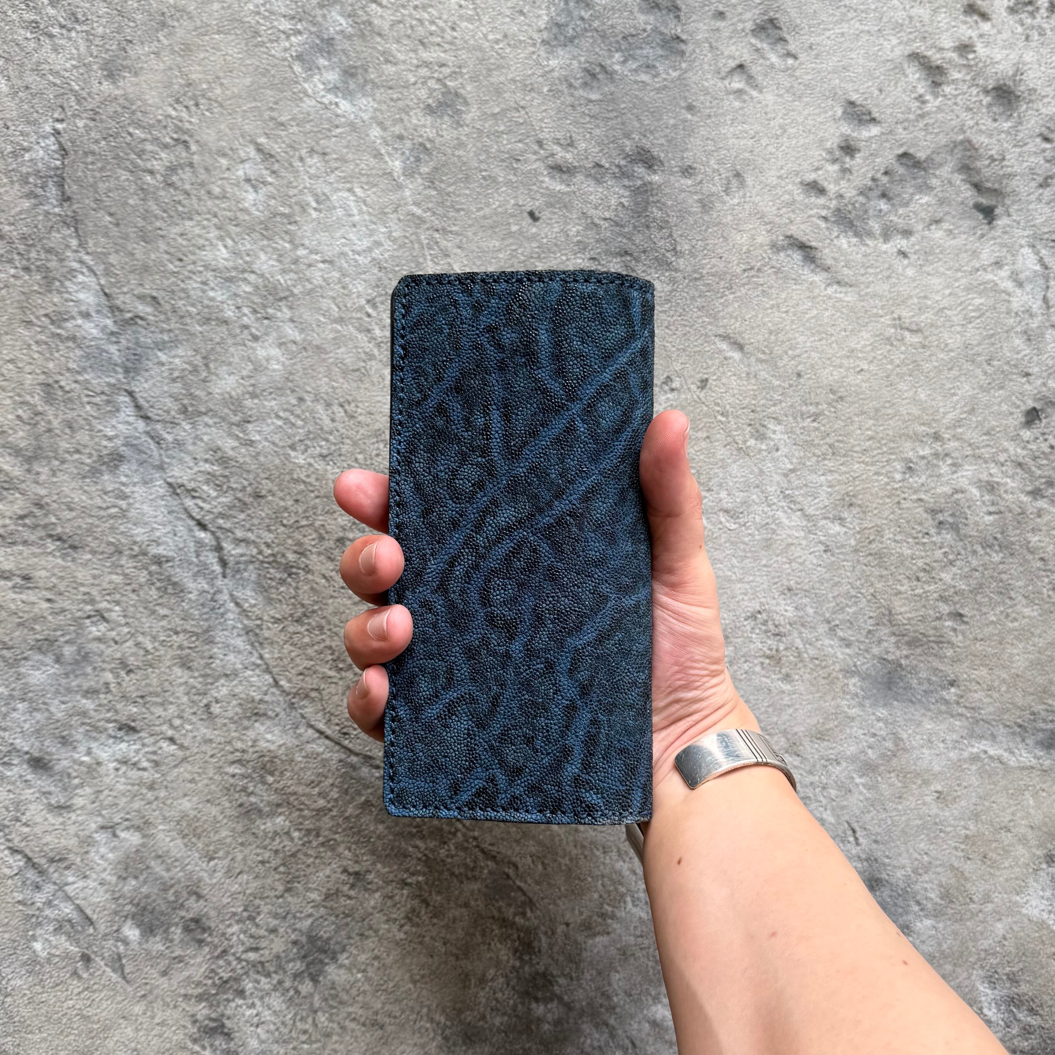 限定商品】ウォレット スタンダード 姫路黒桟 エレファント(藍染