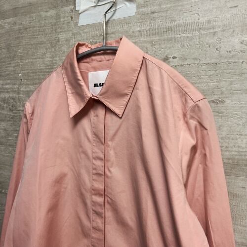 JIL SANDER ジルサンダー シアー 長袖 シャツ ピンク イタリア製
