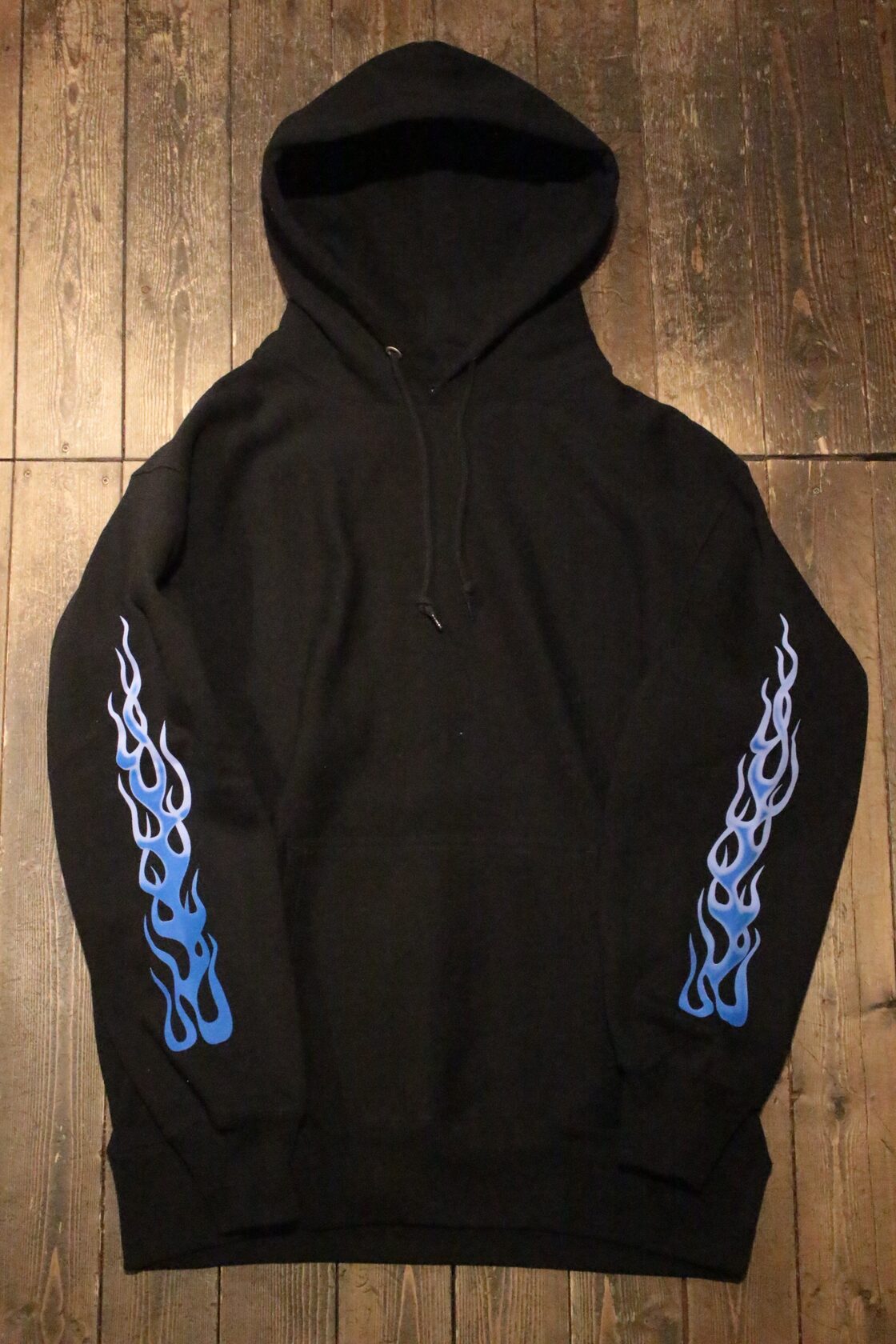 HIDE AND SEEK】×【CarService】Hooded Sweat Shirt -BLACK (ハイド 