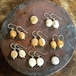 Owly.stock Sale fossil coral piece &earring(送料サービス商品)