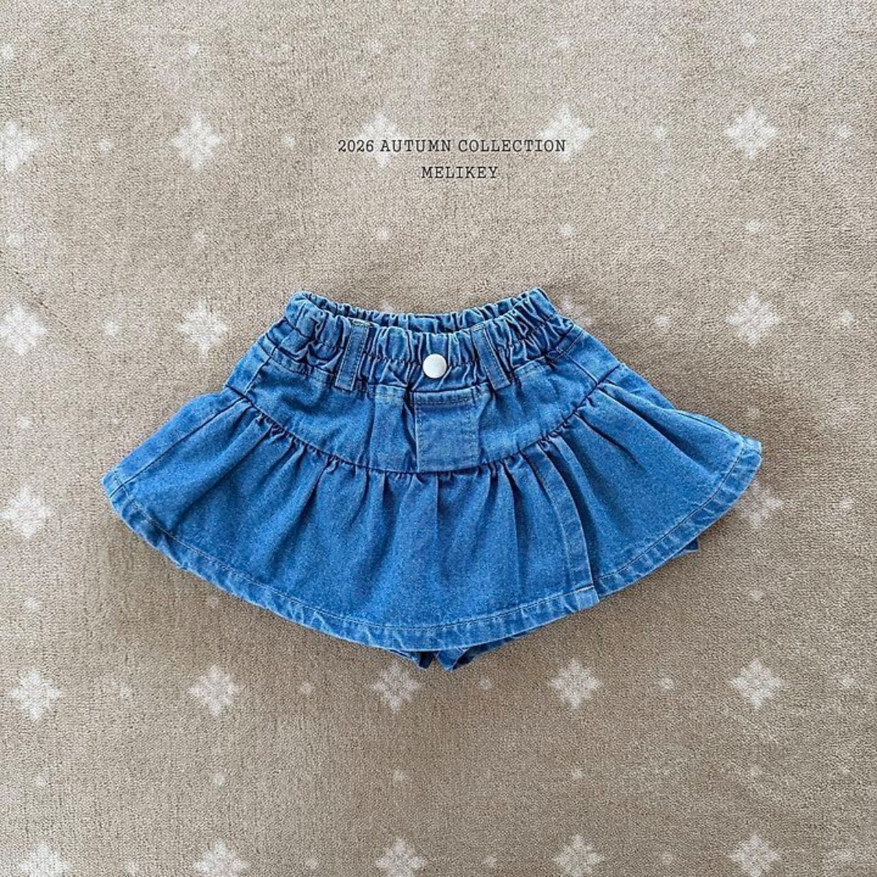 韓国子供服 / 26Autumn / 〖取寄〗Melikey / アイドルフリルショートパンツ / 女子服 *XS~JM*