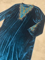 embroidery designr ethnic vintage dress-3792-12