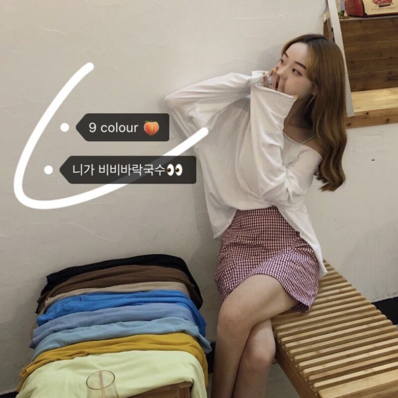 2020年初春バージョンのルーズで薄い日焼け止めブラウスレイジーウィンドトップネットレッドオールマッチ長袖Tシャツ女性 YY-ファッション40216886522