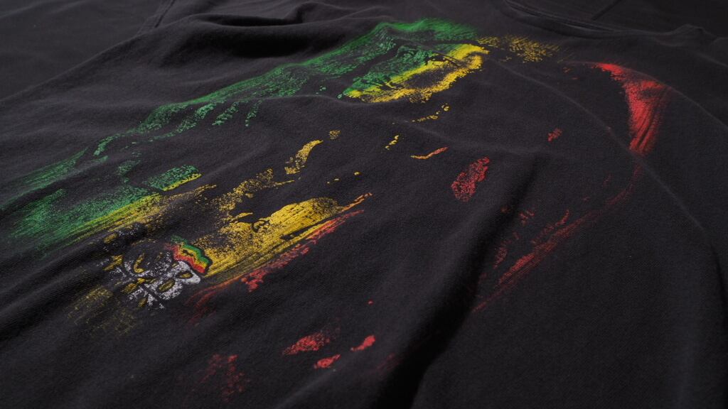 Bob Marley aging × decadent Face printed ss Tee
