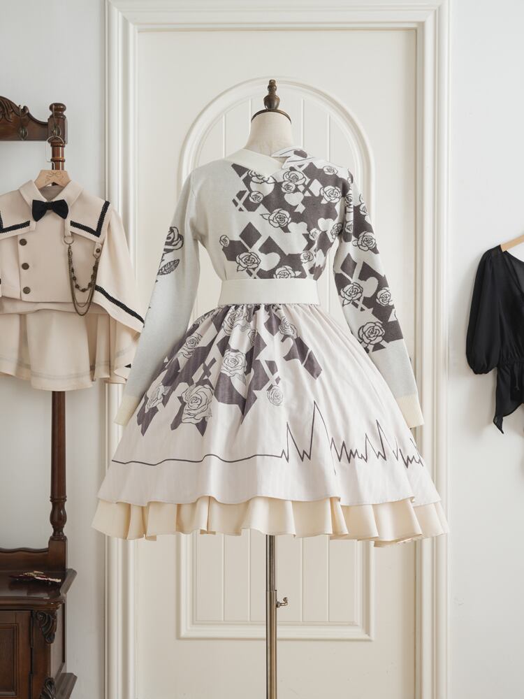 星箱works ハートビーツバレンタイン　オースティンジャンパースカート　セット ハートビーツバレンタイン スカート | HoshibakoWorks