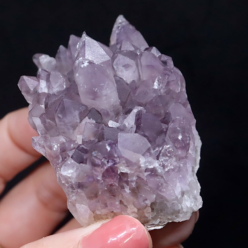 天使・神の指紋！アメジスト 紫水晶 クォーツ クリスタル 水晶 86.4g
