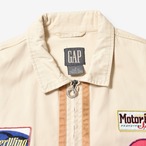 90s OLD GAP ワッペンカスタム コットンジップジャケット