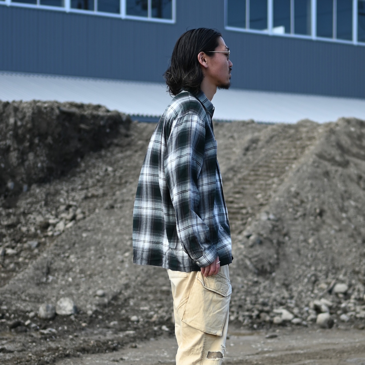 BOWWOW(バウワウ)コットンリネンの混紡生地を使用したベトナムジャケット