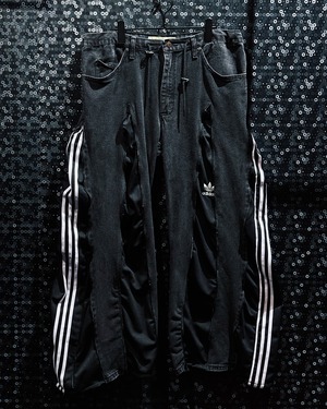 【ÆIEM】Special “original re:make” vintage  Reveal Multi-Zip Transformation Denim Pants