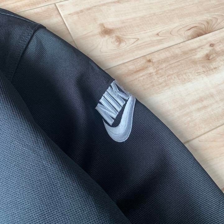 90s Nike 銀タグ トラックジャージ 刺繍ロゴスウォッシュブラック