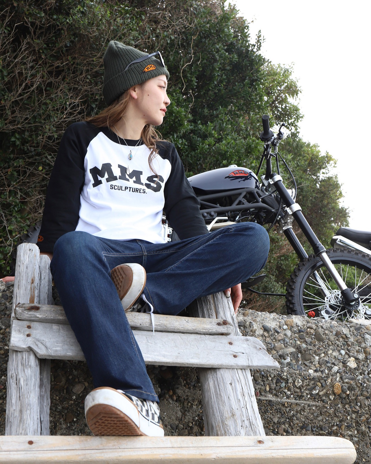 MMS RAGLAN! 3/4 SLEEVE /ホワイト